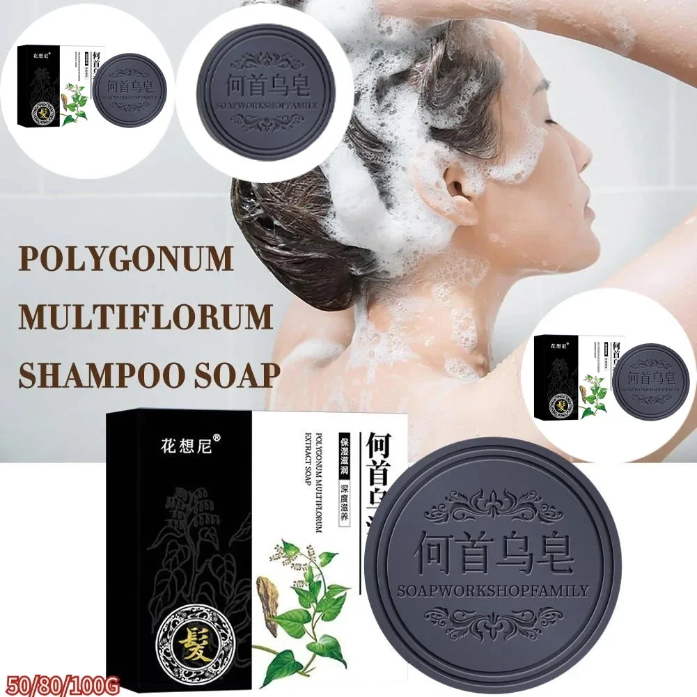Hair Darkening Shampoo Soap Bar Repair Gray White Hair Color To Black Shampoo Soap Hair Nourishing Shampoo Soap Bar Qme