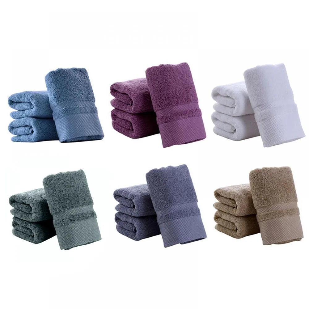 Cotton Hand Towel Thickening Soft Soft And Highly Absorption Towels for Bathroom Home Face And Hand Gym And Spa Towels Qme