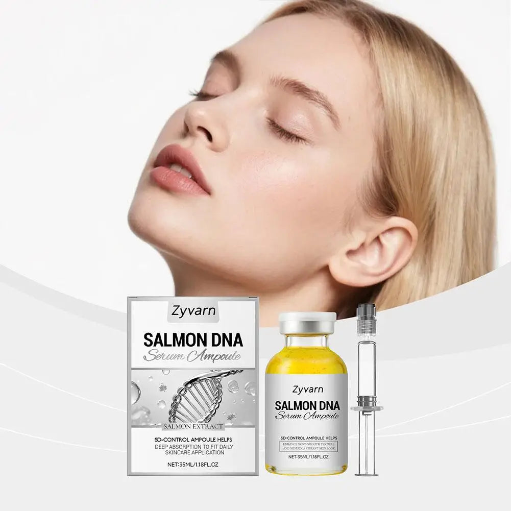 Salmon DNA Serum Ampoule Collagen Deep Hydrating Moisturizing Facial Essence Collagen Essence Effectively Soothes For All Skin Qme