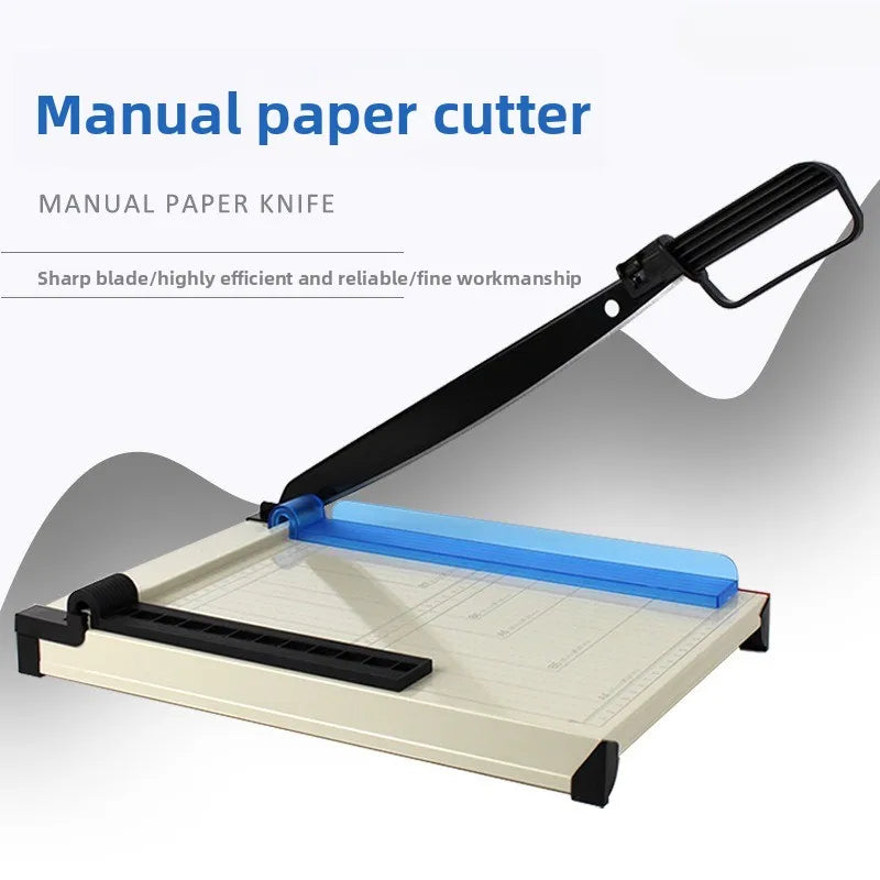 Manual A4 Paper Cutter Paper Trimmer Cutting Machine Paper Slicer with Blade for Paper Plastic Sheet Home Office Craft Tool Qme