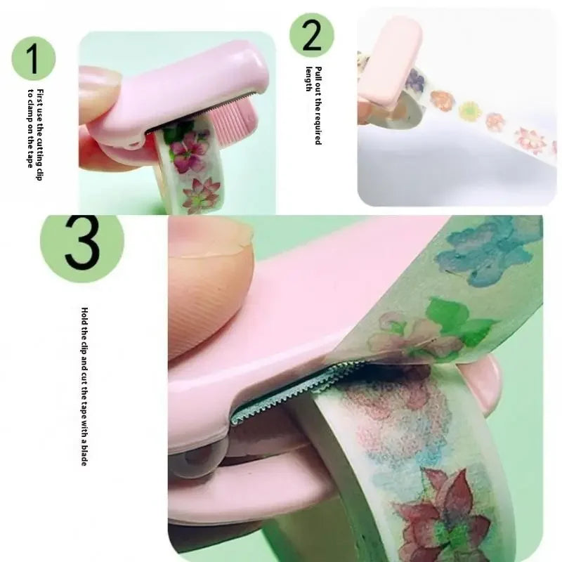 Mini Portable Eyelash Extension Tape Cutter Lash Adhesive Split Tools Qme