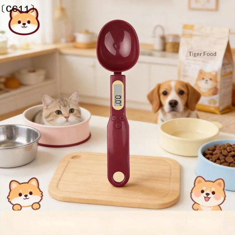 1 0 1- LCD Digital Food Scale Measuring Spoon Coffee Powder Milk Qme