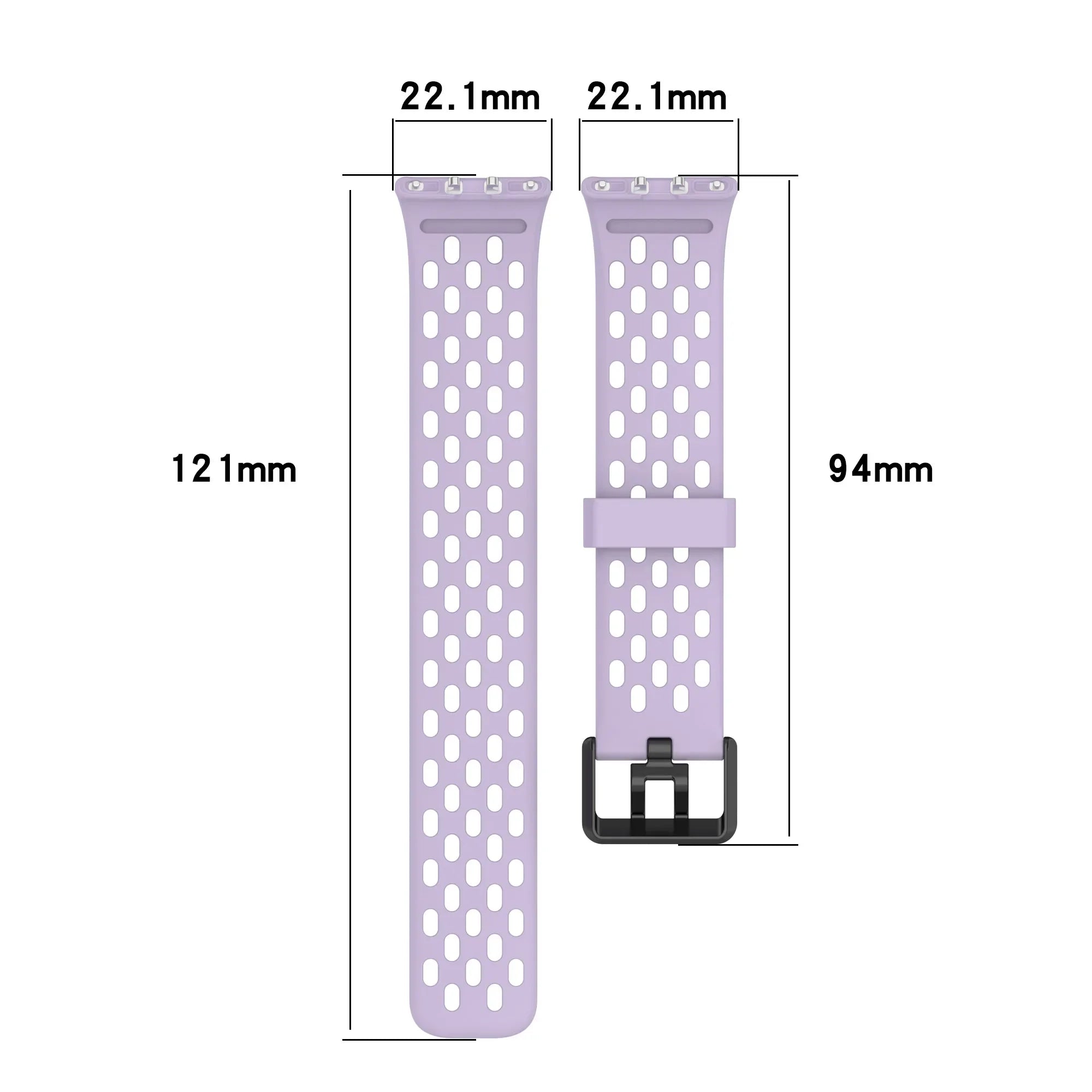 Breathable Straps for Samsung Galaxy FIT 3 Silicone Band Women Men Soft Sport Band for Samsung Smartwatch FIT3 Wriatband Qme