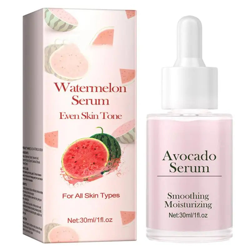 Avocado Face Serum Watermelon Firming Essence Lifting Fade Fine Lines Qme