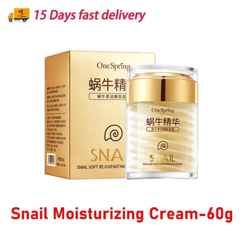 Skincare Set Snail Collagen Cream Anti Aging Whiten Skin Face Cream Fade Dark Eye Circles Remove Eye Bags Eye Serum Qme 1pc
