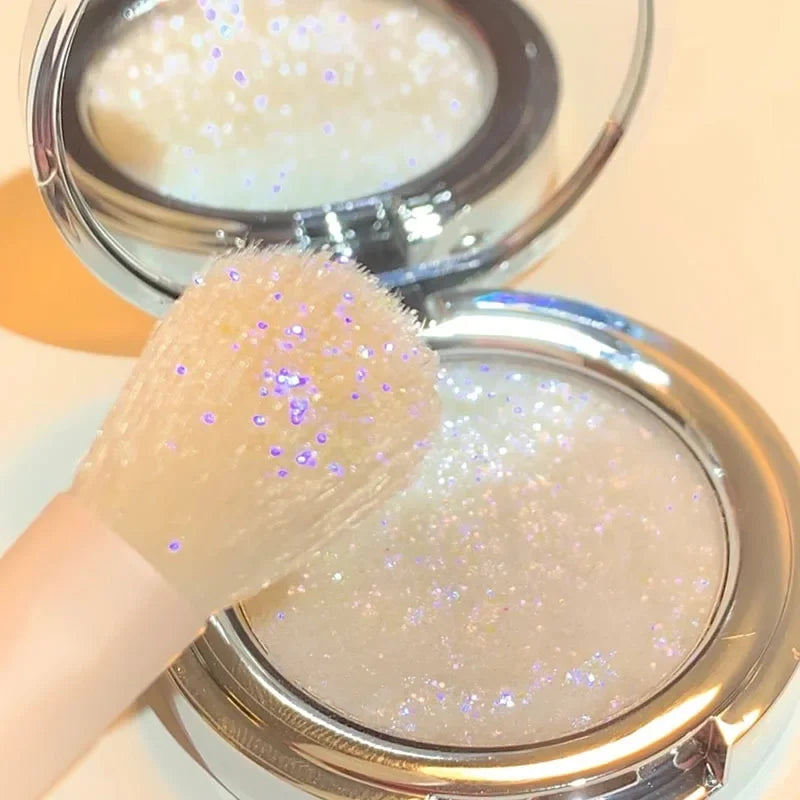 Monochrome Highlighter Palette Polarized Glitter Eye Shadow Powder Makeup Face Body Shimmer Shine High Light Iluminador Cosmetic Qme