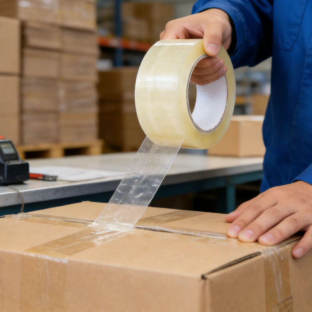 1Pc Low-Noise Silent Transparent Packing Tape, E-Commerce Express Delivery Silent Sealing Tape Adhesive Tape Silent Tape Qme