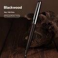 High Quality Metal Wood Ballpoint Pen Premium Smooth Writing High-End Design Black Ink Business Office Pen Qme Blackwood black