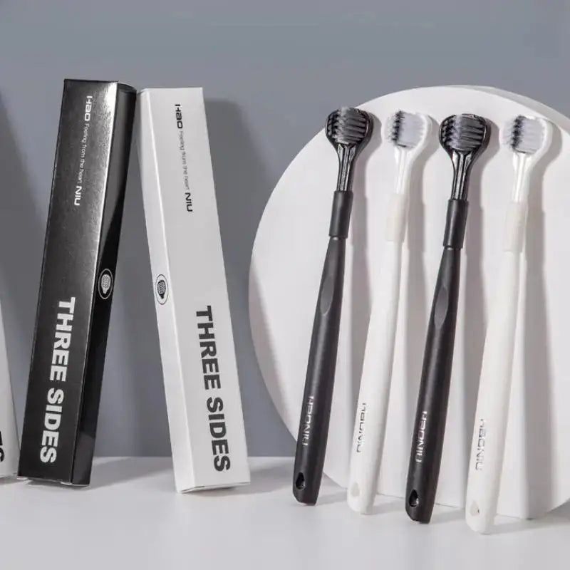 U-shaped 1 2 4 Toothbrush Soft Bristles Efficient Dental Cleaning At Qme