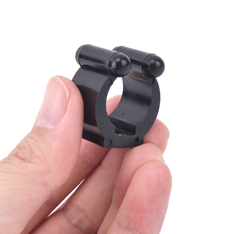 Plastic Club Clip Fishing Rod Pole Storage Rack Tip Clamps Holder Qme