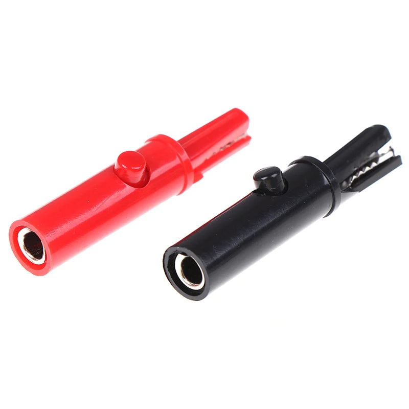 20set push button type full protective alligator clip for professional multimeter Qme