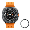 Metal Cover Bezel Ring Case For Samsung Galaxy Watch 7 Ultra 47mm SmartWatch Protector Case Steel Frame Shell Bumper Accessories Qme Black for Watch Ultra 47mm
