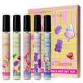 Sweet Fruit Candy Scented Perfume 5-piece Lollipop Fudge Bear Spray Qme candy perfume set