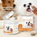 Pet Eye Cleaning Wipe Quickly Removing Tear Mark Stain Whitening Relieve Eye Discomfort Eliminate Odor Pets Grooming Wet Tissues Qme Default Title