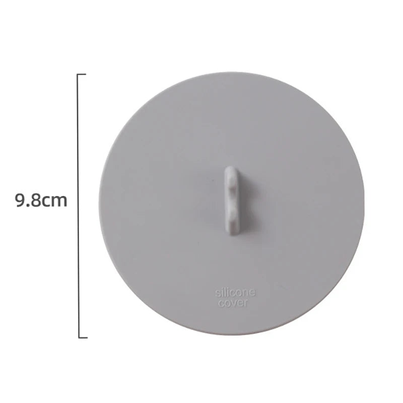 Creative Silicone Cup Cover Anti-overflow Suction Cap For Ceramic Glass Mug Bowl Heat-resistant Sealed Lids Cover Tea Coffee Lid Qme A5