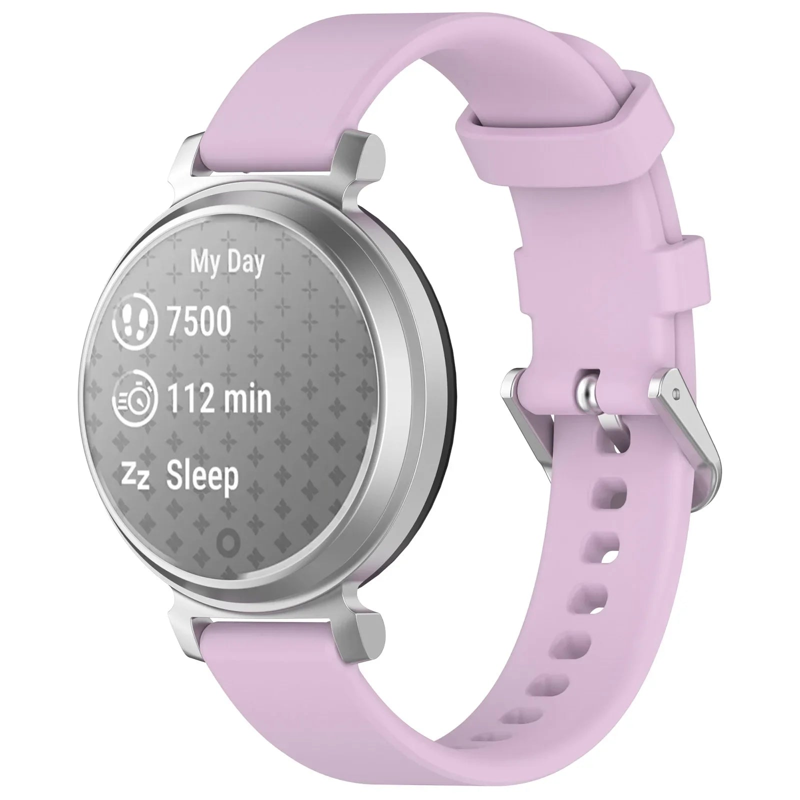 For Garmin Lily 2 Strap Official Silicone Soft 14mm Watchband Strap Bracelet For Garmin Lily2 Active silicone 14mm SAccessories Qme hyacinth purple 14mm
