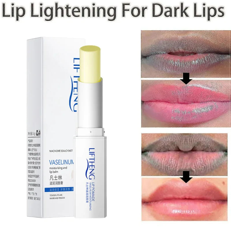 Remove Dark Smoke Lip Balm Lightening Melanin Bleaching Gloss Oil Lips Pink Lipstick Exfoliating Fade Lip Lines Korean Cosmetics Qme