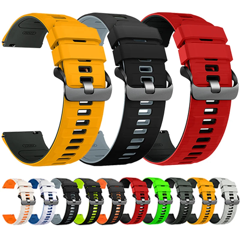 22mm Silicone Strap For OnePlus Watch 3 2 2R Sports Replacement Wristband Bracelet For OPPO Watch 4 Pro X X2 Band Correa Qme