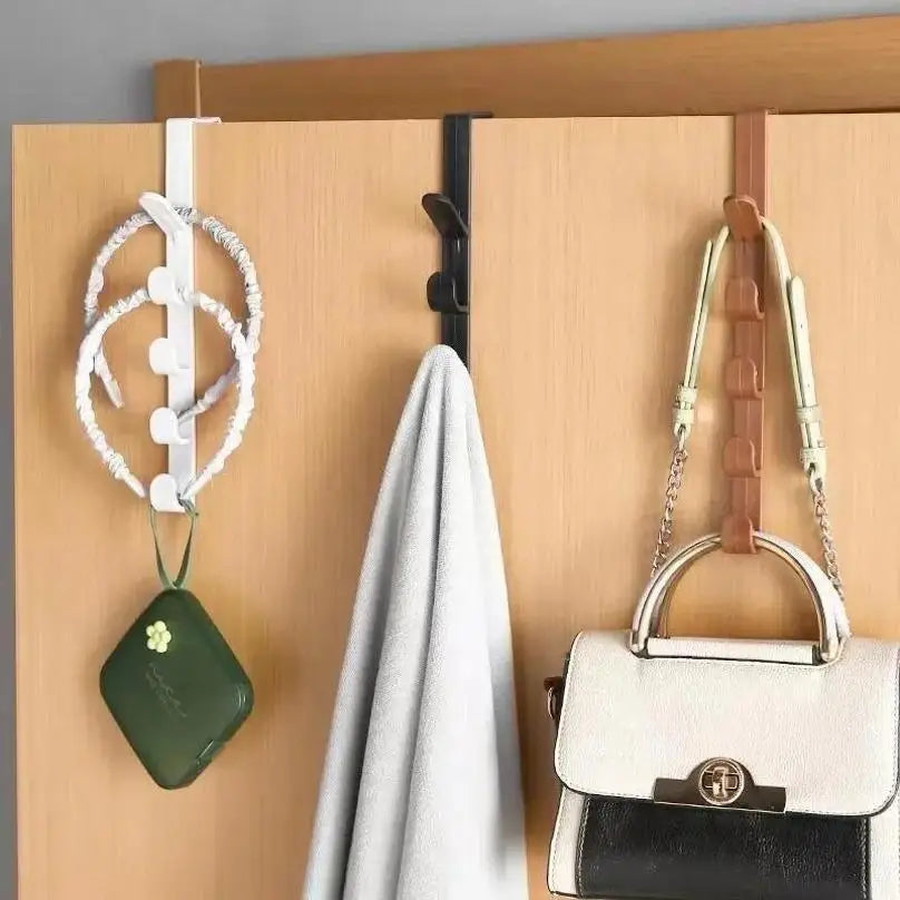 Bedroom Door Hooks Clothes Hanging Rack Over Plastic Home Storage Qme