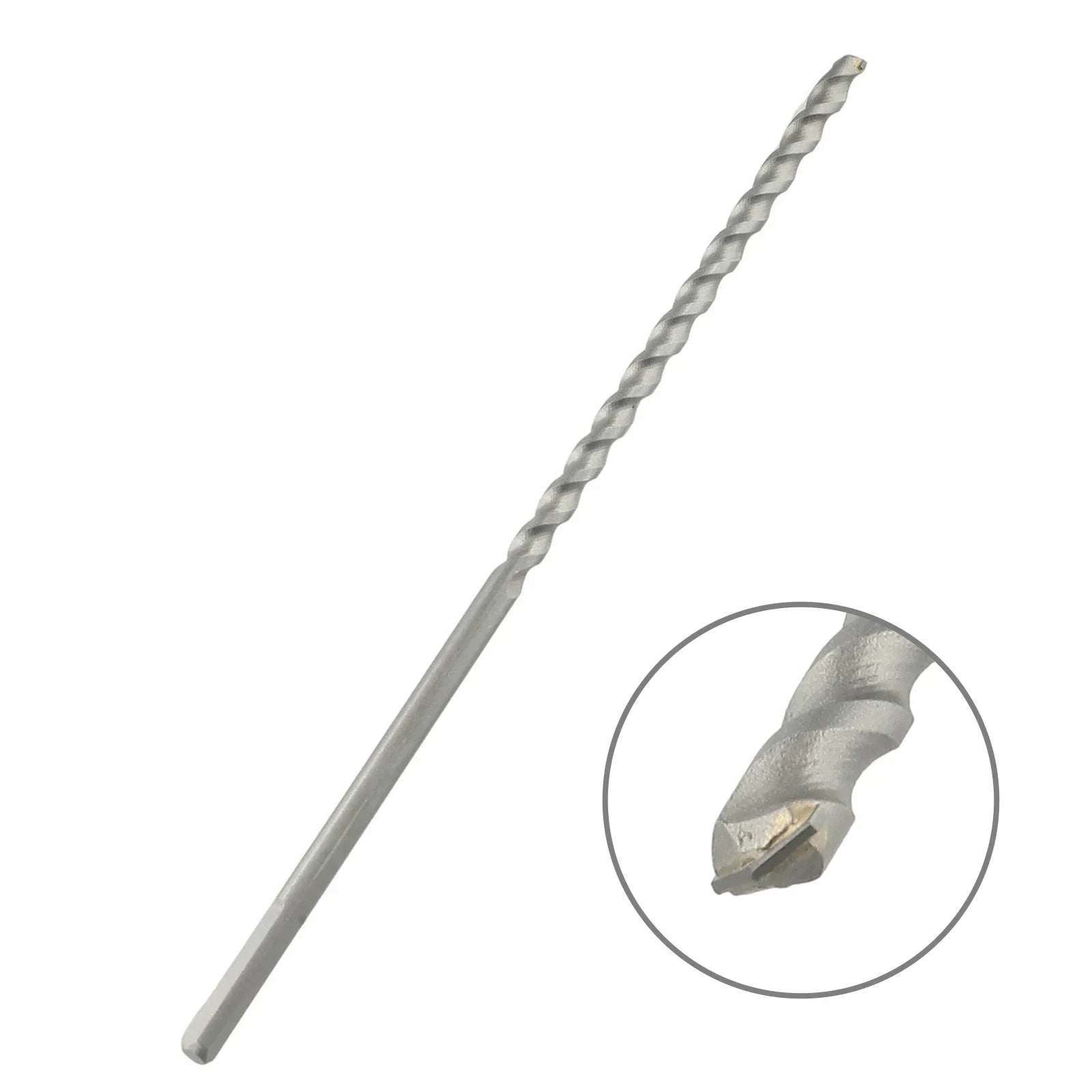 300mm Long Masonry Concrete Impact Drill Bit Triangle Shank 6 8 10 12 16mm Drilling Bits For Penetrating The Wall Power Tool Qme