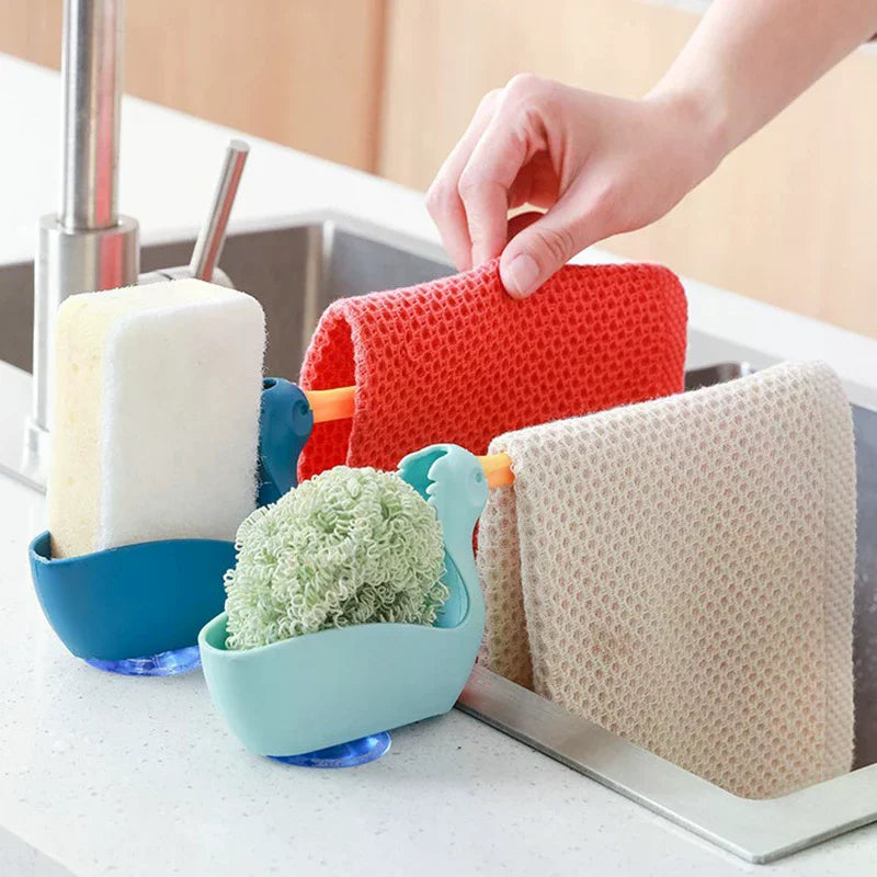 This Dishcloth Rack Is A Sink Drainer And Storage Rack Suitable For Kitchens And Bathrooms Qme