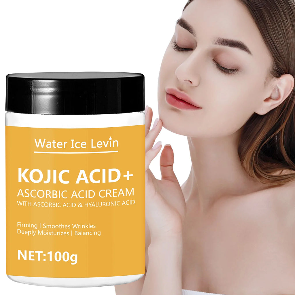 Kojic acid Lifting Firming Cream Collagen Smooth wrinkles Face Cream For Moisturizer Whitening Nourishing Brighten Skin Products Qme