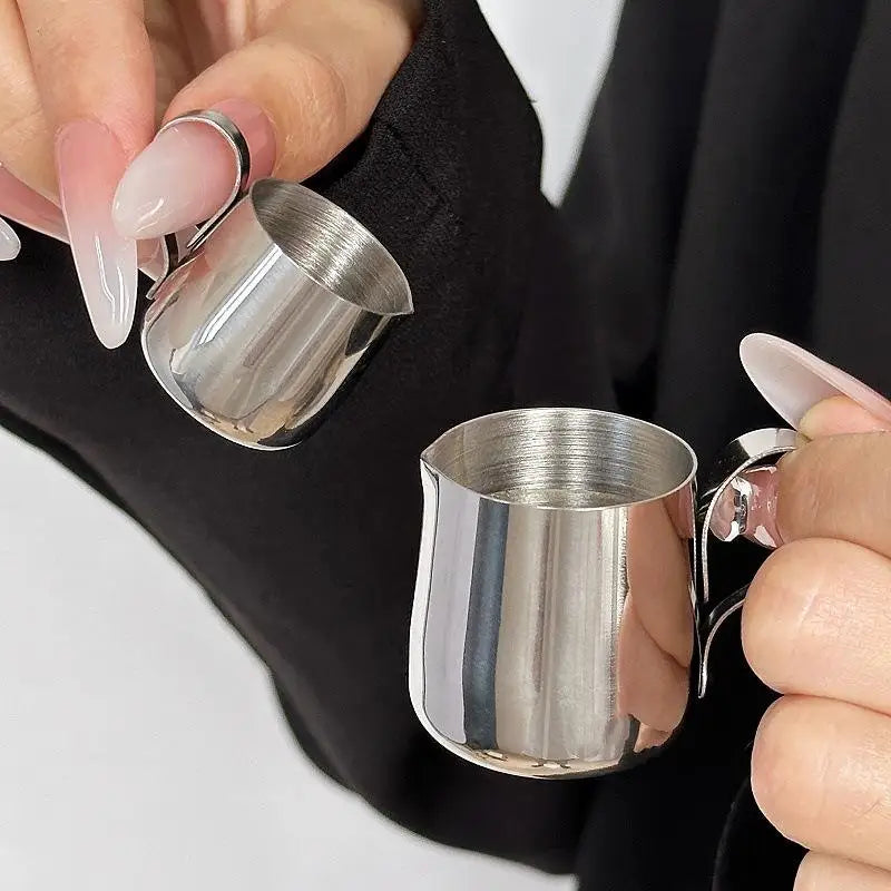 12 5 Mini Coffee Milk Frothing Jug Latte Art Frother Pitcher Qme