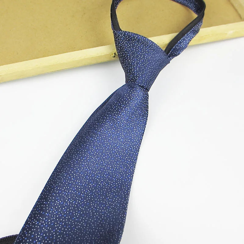 Men Tie Office Wide Masonic Regalia Designer Business Stripe Clips Qme army green