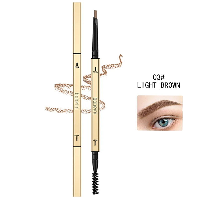Dual-ended Waterproof Eyebrow Pencil Precise Long-lasting Qme 03