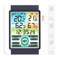 Digital Weather Station Clock Indoor Outdoor Forecast Barometer Qme with 3 sensors