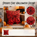Halloween Gothic Vampire Bat Throw Pillow Cases Decoracion Print Living Room Sofa Cushion Cover Polyester Cozy Pillowcase Qme B 300*300mm