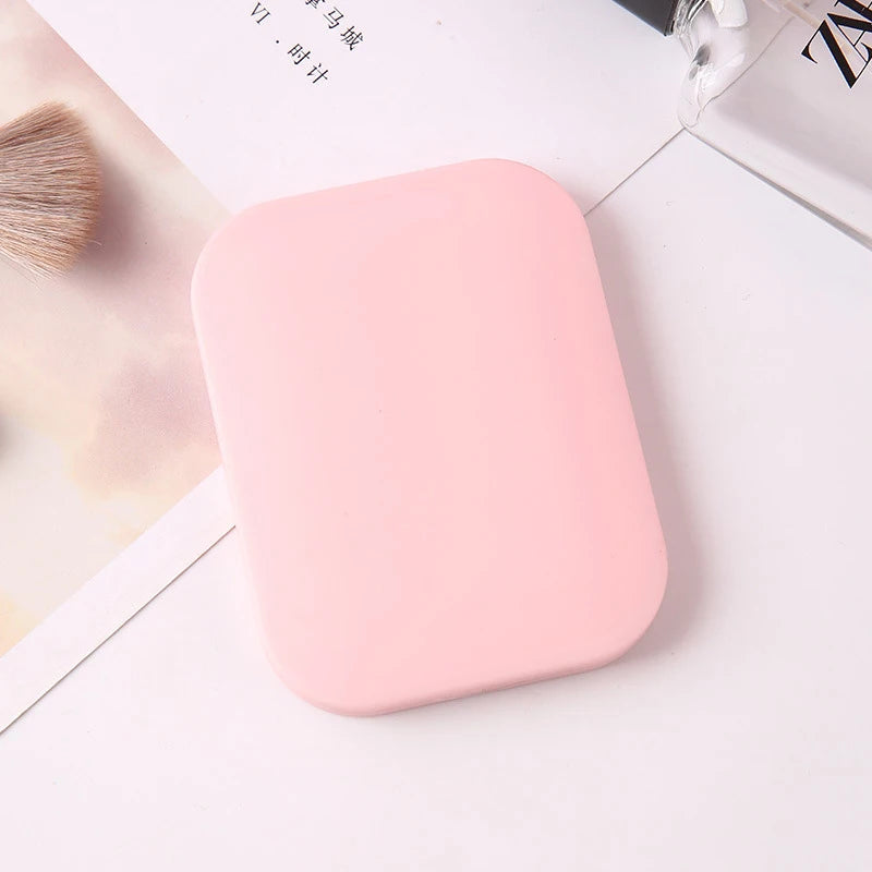 Comb Girl Makeup Tools Vanity Miror Small Mirror Solid Fashion Qme Pink