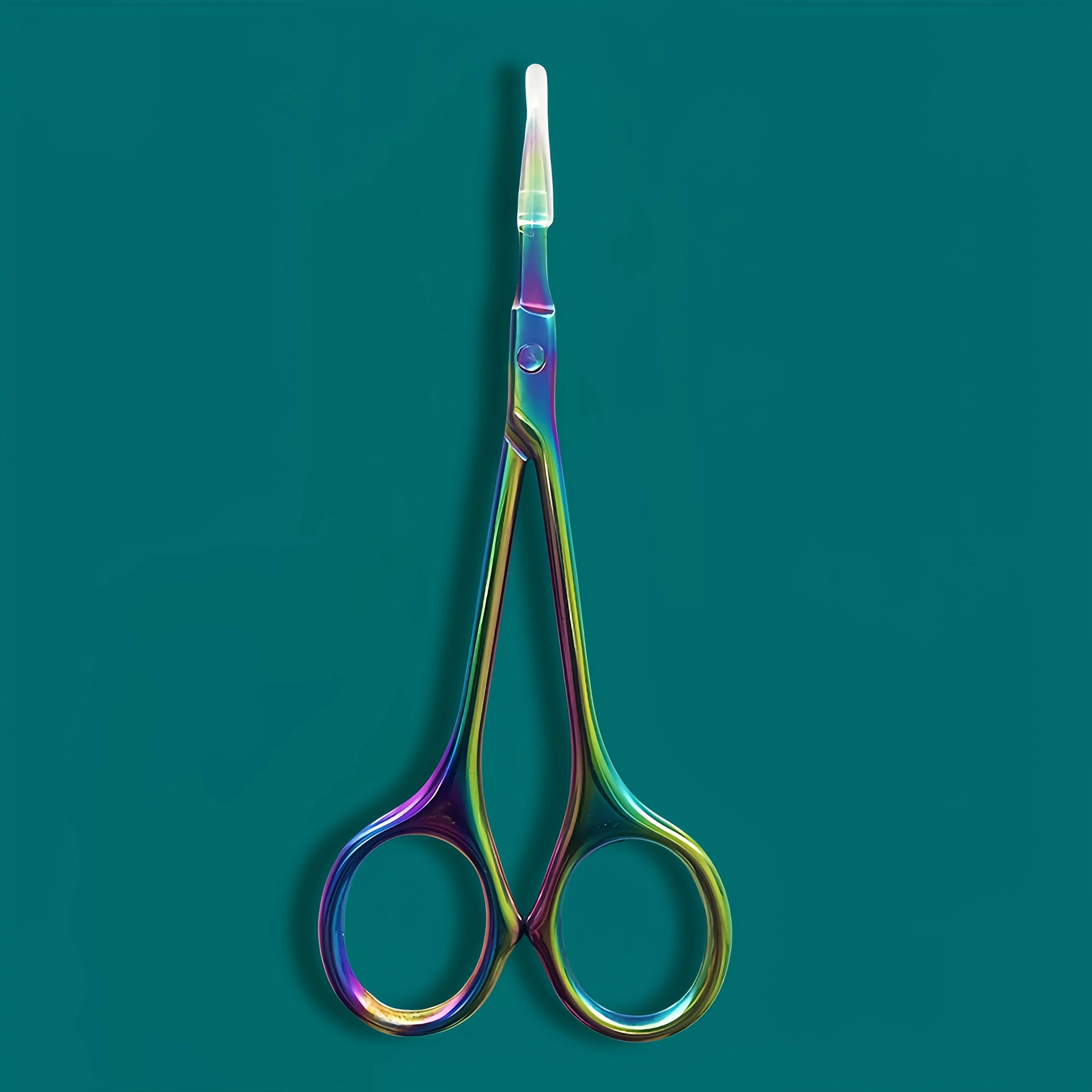 Stainless Steel Cuticle Scissors Precision Curved Tip Nail Trimmer Qme