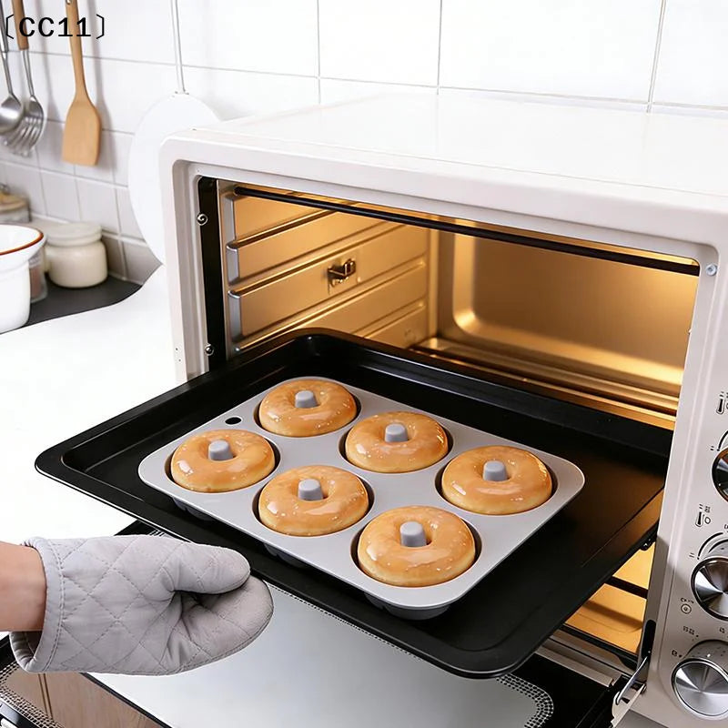 Silicone Donut Mold DIY Handmade Cake Oven-resistant Temperature Qme