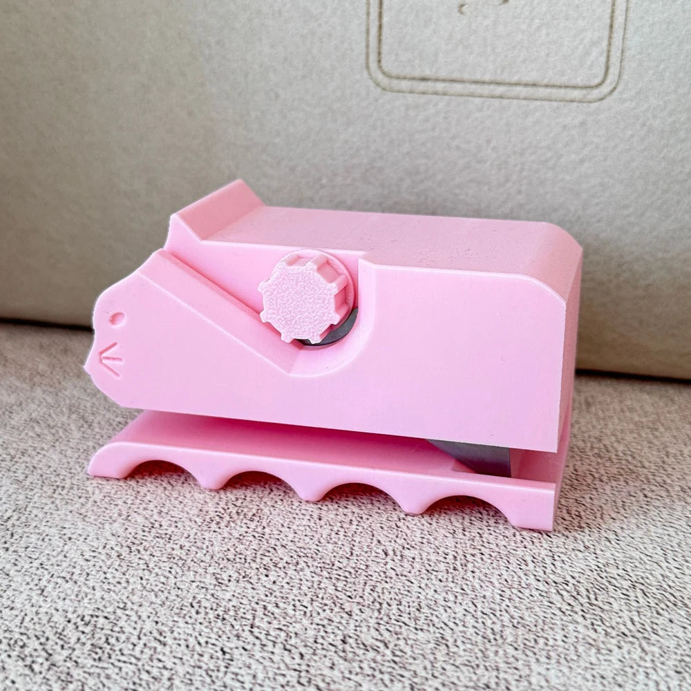 Cardboard Cutting Machine Cat Scratchers Homemade Cardboard Cutter 3D Printing Strip Stripper Plastic Handicraft DIY Home Tools Qme Pink