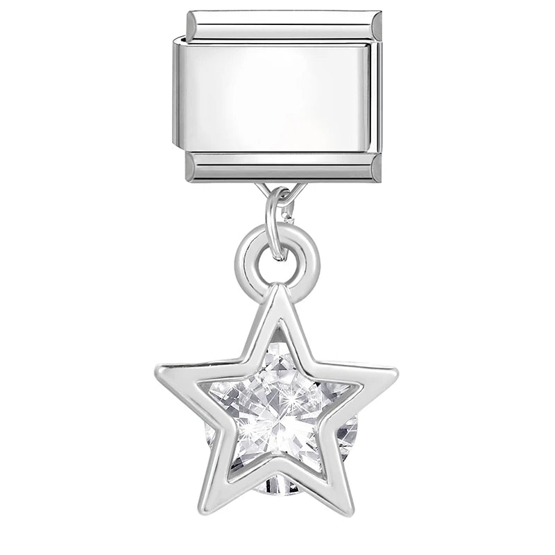 2026 Fashion Sliver Sunflowers Pendant Italian Charm Link Fit