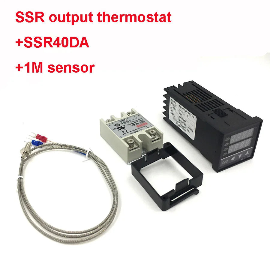 REX-C100 Digital PID Temperature Control Controller Thermostat Relay Qme SSR output set1