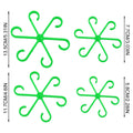 Plant Support 4PCS Climbing Plant Stem Holder Hooks Fixing Clips for Supporting Climbing Alocasia Monstera Vines Flowers Qme Green