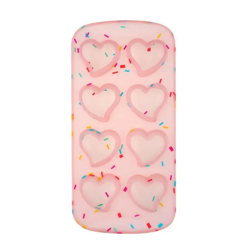 Mold Star Heart Shape Chocolate Candy Molds Silicone Trays Qme A3