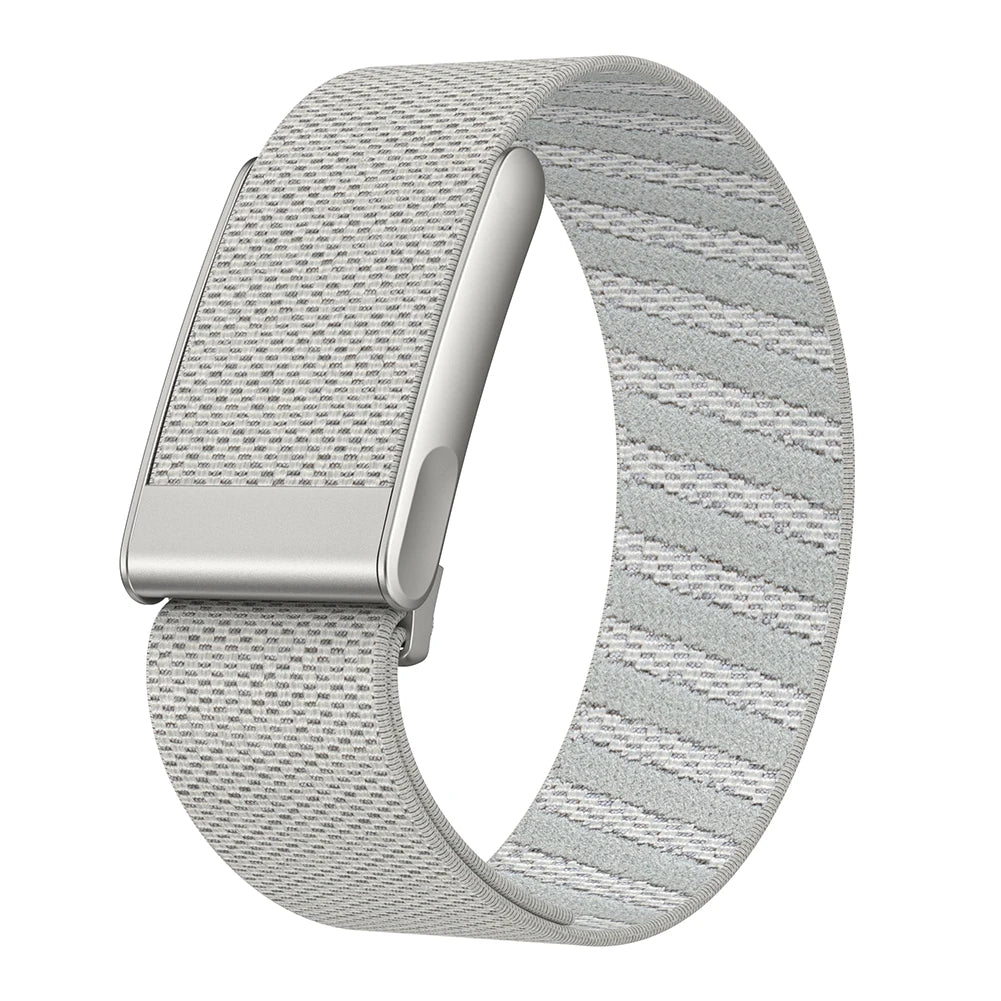 Soft Wrist Band Wear Resist Replacement Watch Strap Breathable Adjustable Nylon Band for WHOOP 5.0/ SportFlex Accessories Qme Beige G