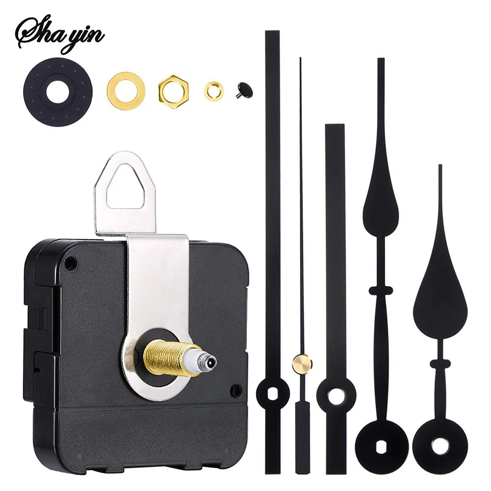Clock Mechanism Silent Quartz Movement Machine Wall Hands Pointer Set Clockwork Table Hanging DIY Quartz Watch Repair Parts Qme