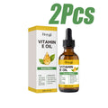 Vitamin E Oil Moisturizing Firming Improves Skin Softness Brightens Skin Tone Hydration Oil for Face Body Hands Nails & Hair Qme 2 x 60ml Boxed 60ml