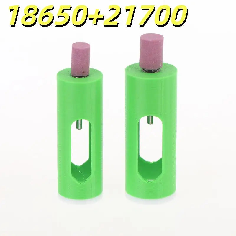 1/2Pcs High Efficiency 18650/21700 Battery Solder Joint Auxiliary Grinding Tool Set Grinding Rod Grinding Sleeve Polishing Tools Qme two