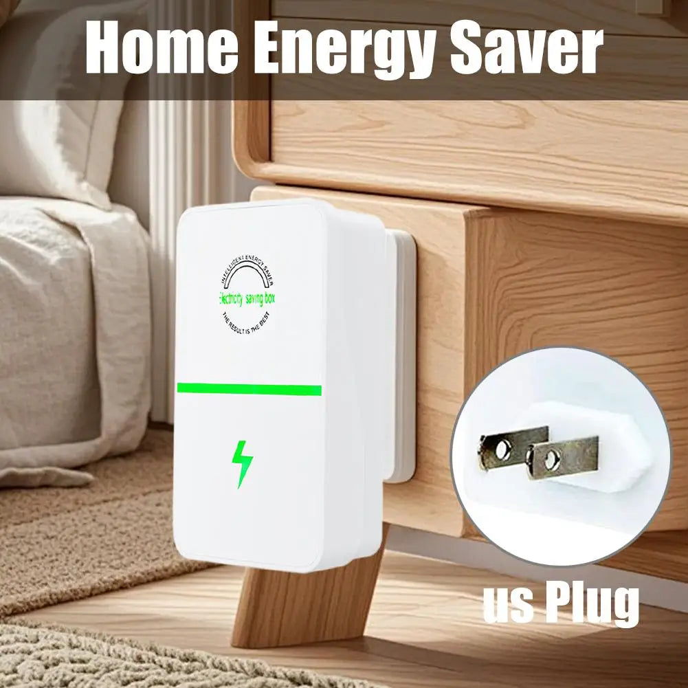 Home Pro Power Electricity Energy Saver US/UK/EU Stable Voltage Electricity Plug Household Stable Voltage Device Qme