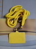 2Pcs Universal Adjustable Phone Lanyard Strap Mobile Phone Hanging Rope Neck Straps Anti-lost Lanyards Cell Phone Accessories Qme 2pcs yellow