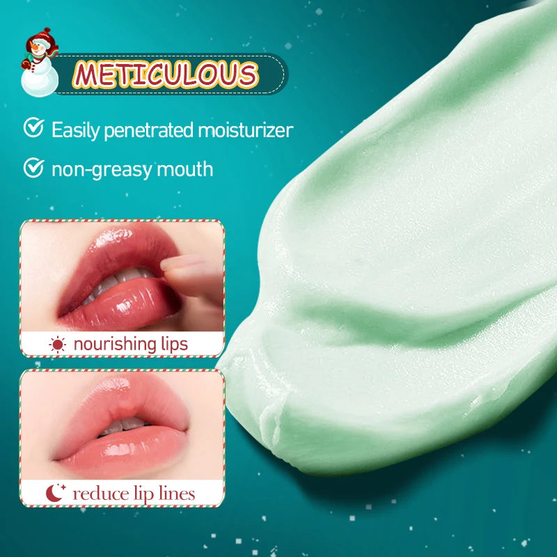 SADOER Christmas Moisturizing Lipstick Anti Wrinkles Hydrating Repair Qme