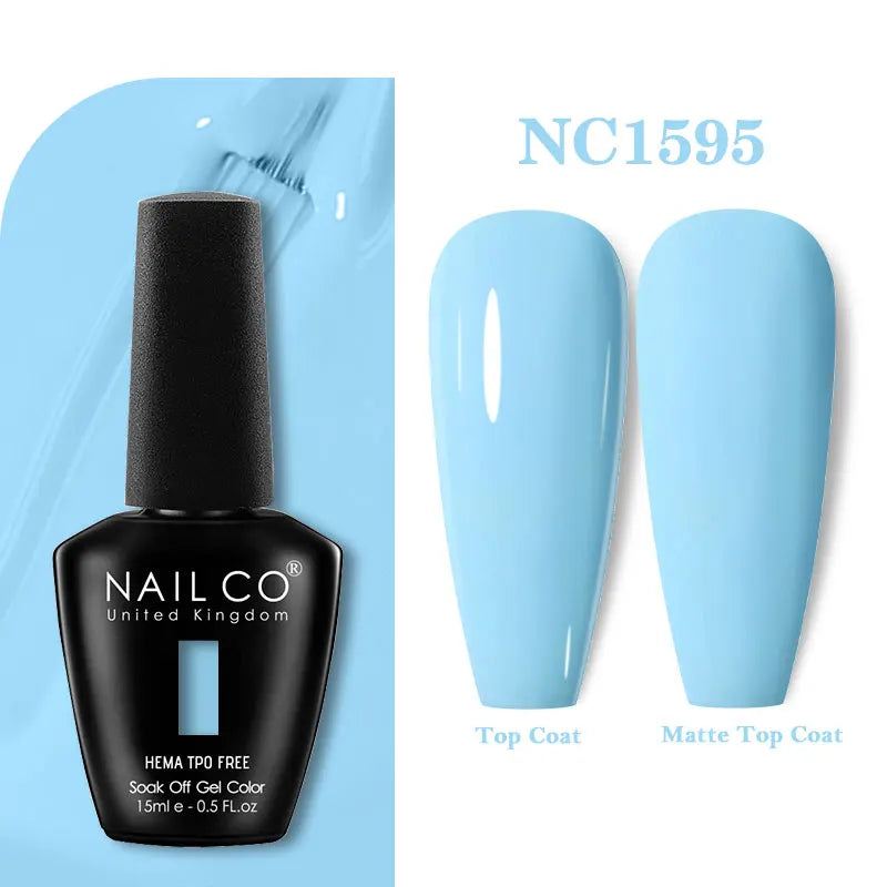 NAILCO Coat Base Gel Nail Polish Nails Art Semi Permanent Lacquer