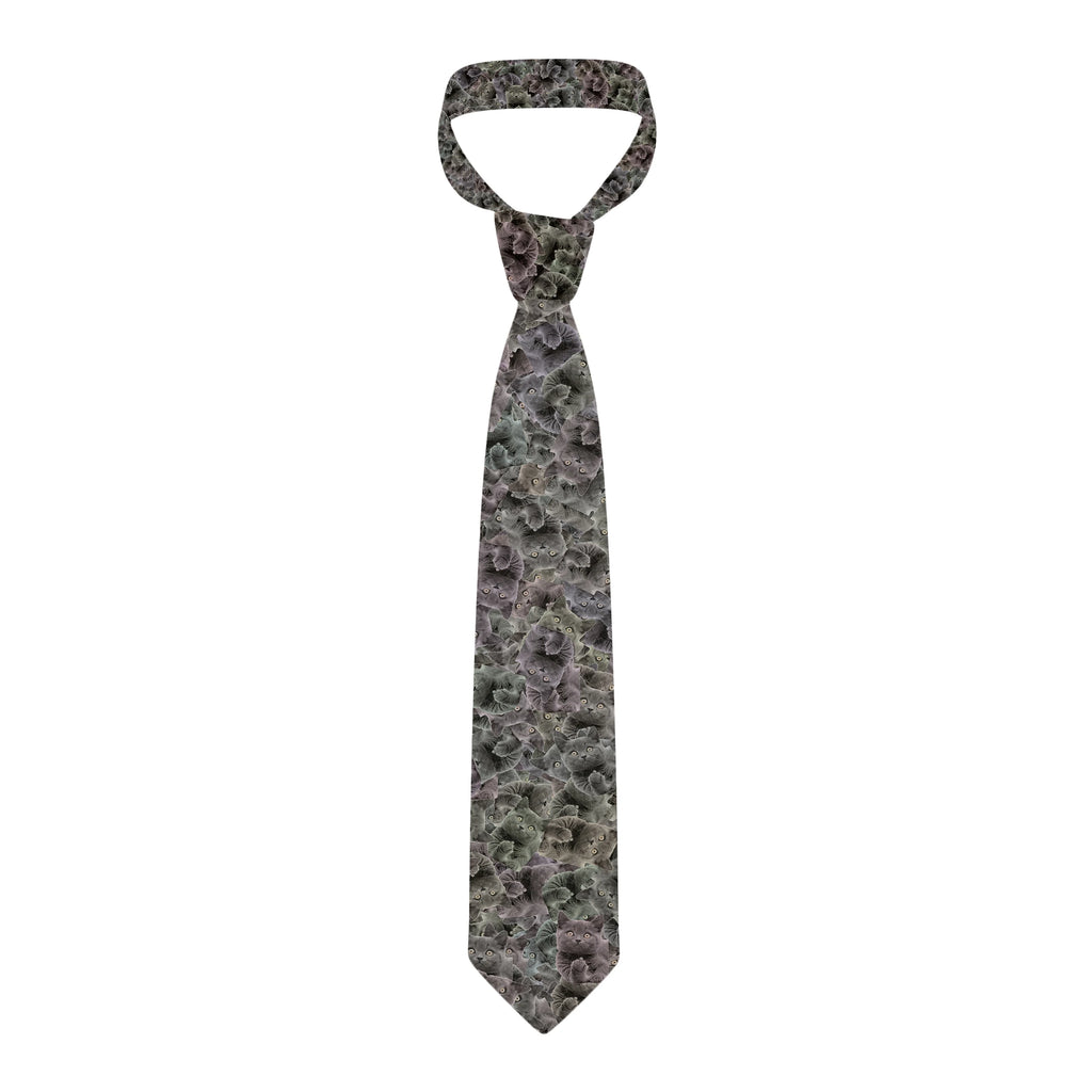 Cute Funny Cat Tie Newly Designed Cartoon 3d Printing Fashion Qme