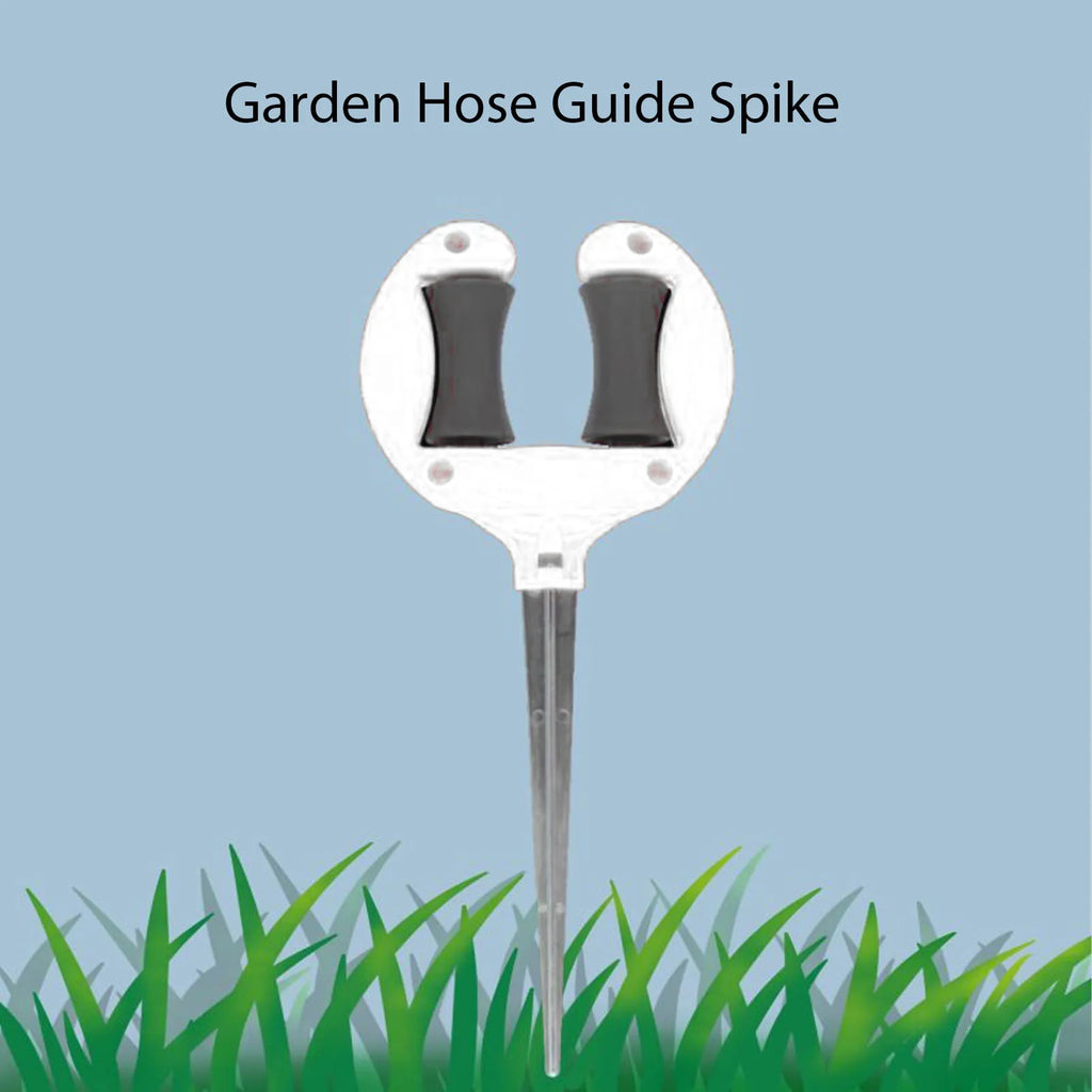3Pcs Garden Hose Guide Spike with Roller Nail Top Water Pipe Positioning Holder Lawn Hose Protector for Garden Irrigation Qme