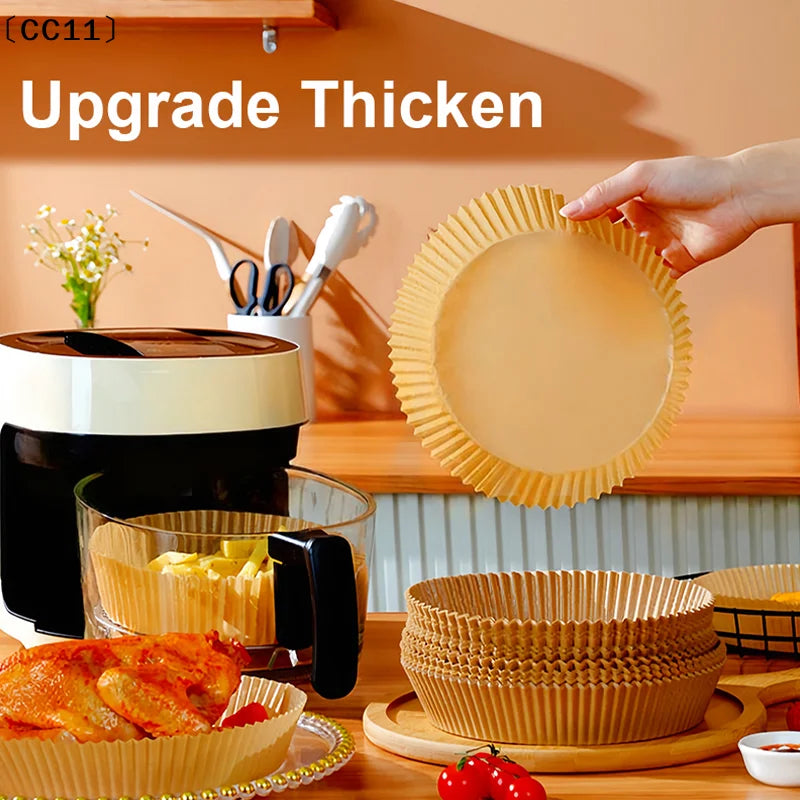 Temperature Resistant Paper Trays Air Fryers Oil Absorbing Food Grade Qme